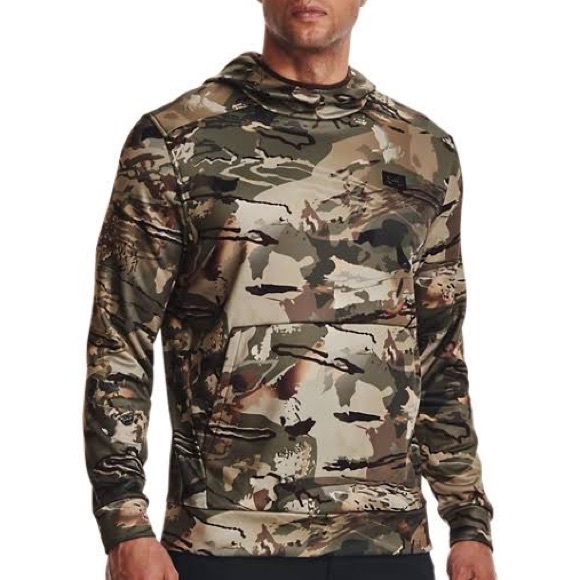 Under Armour Other - Under Armour Mens Storm Camo Hunting Clothes Hoodie Fleece Like Real Tree Size L